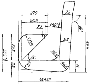 геометрические размеры замка шпунта Ларсена Л4